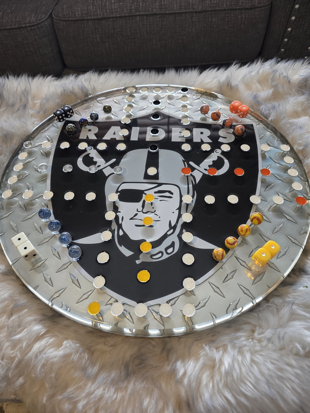 Raider's Handmade Epoxy Gameboard - Picture 1 of 5